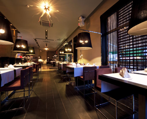 Interior image for restaurant design from Viridis Design Studio in Denver, CO
